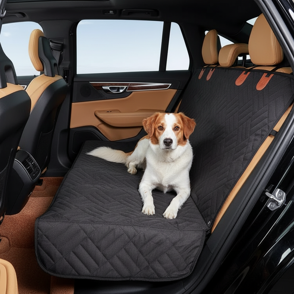 Mylonha™ Back Seat Extender & Dog Car Seat Cover