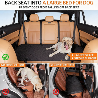 Mylonha™ Back Seat Extender & Dog Car Seat Cover